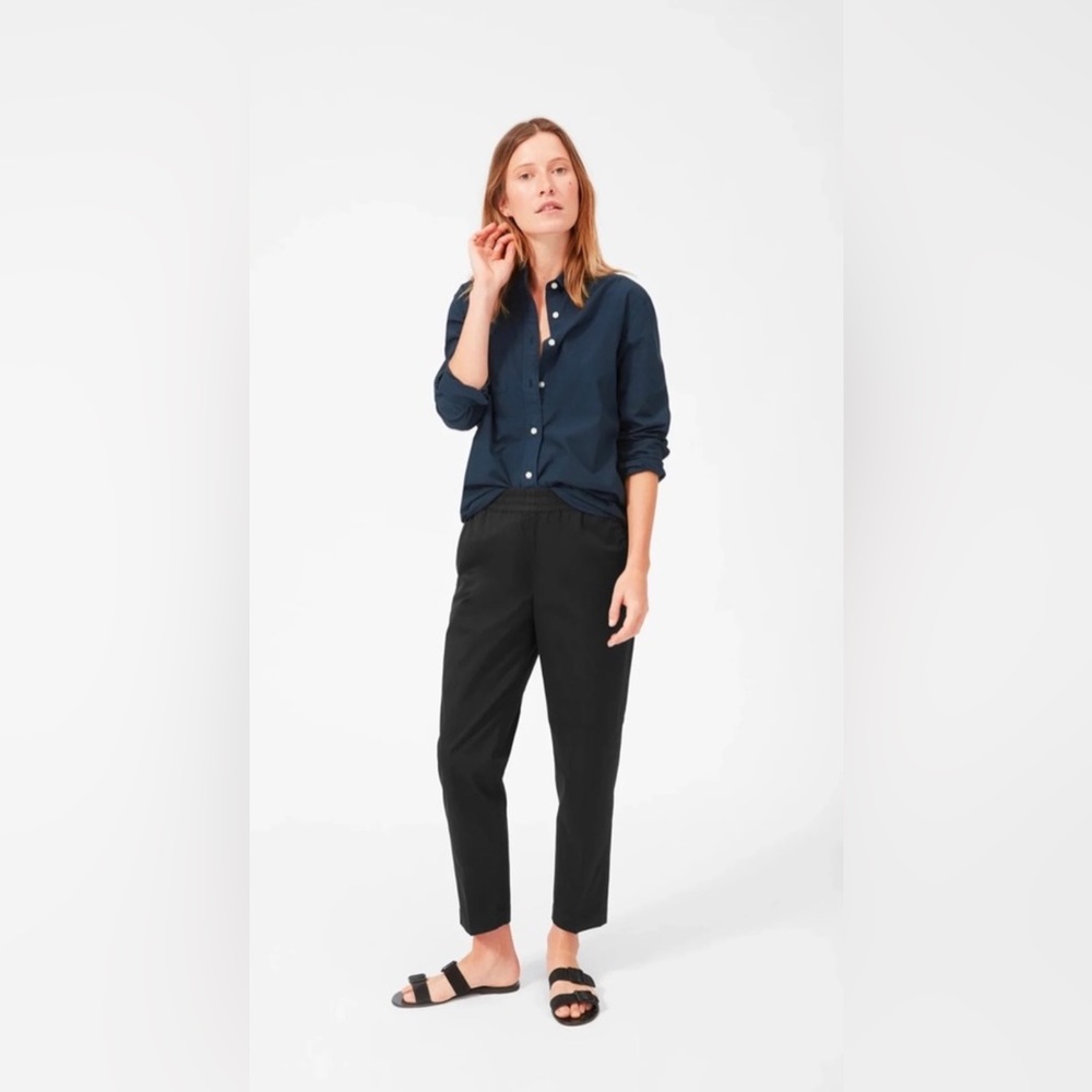 Everlane The Easy Straight Leg Chino, Black, NWT - Picture 2 of 10